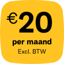 €20 per maand Excl. BTW